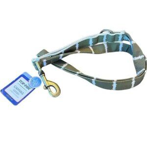 vintage Top Paw Hunter Green Canvas Tie Dye Dog Leash 4‎ FT Accessory Ring